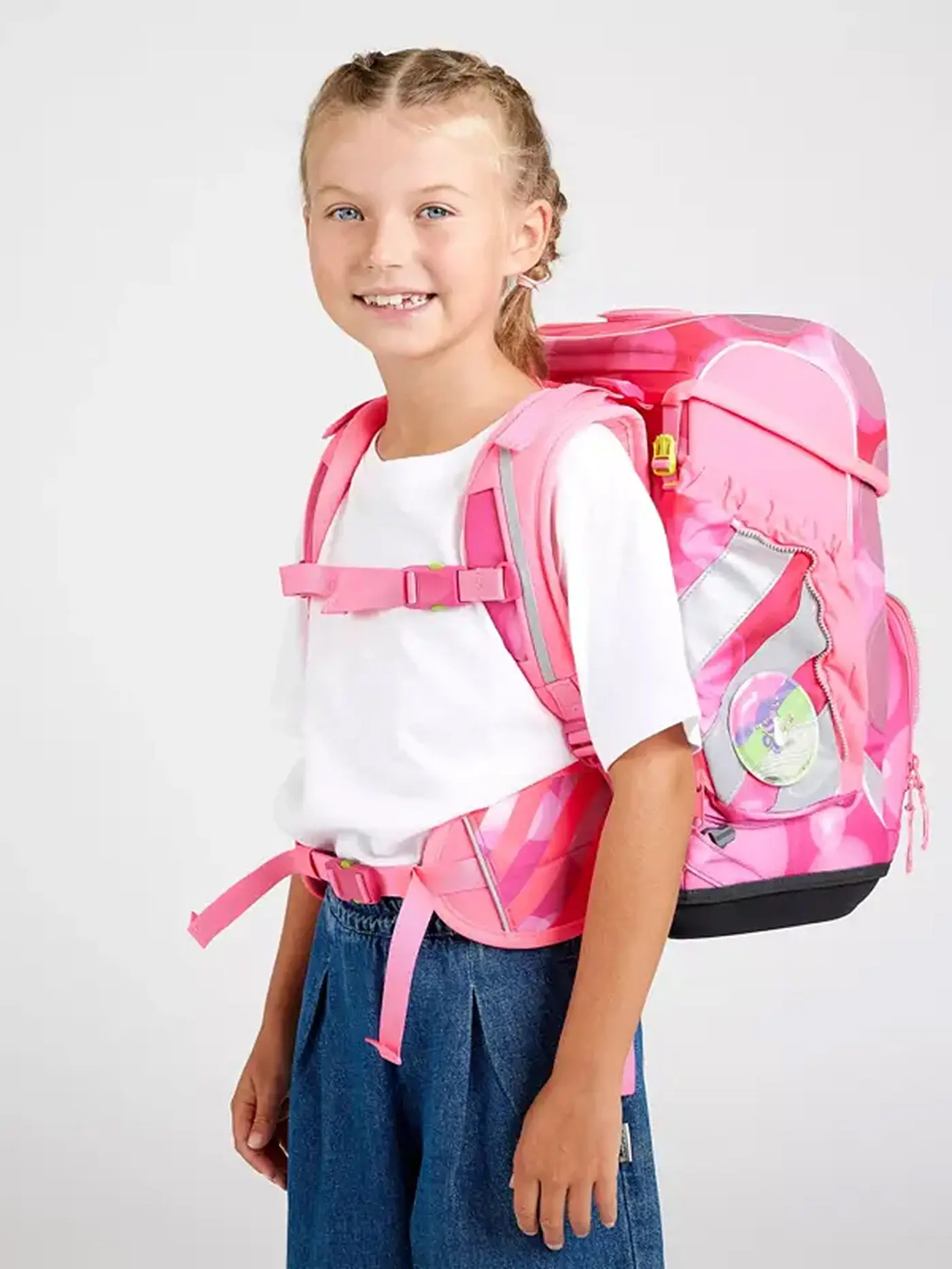 ERGOBAG | Schulrucksack-Set 5tlg. Cubo Kunterbuntes Einhorn | 